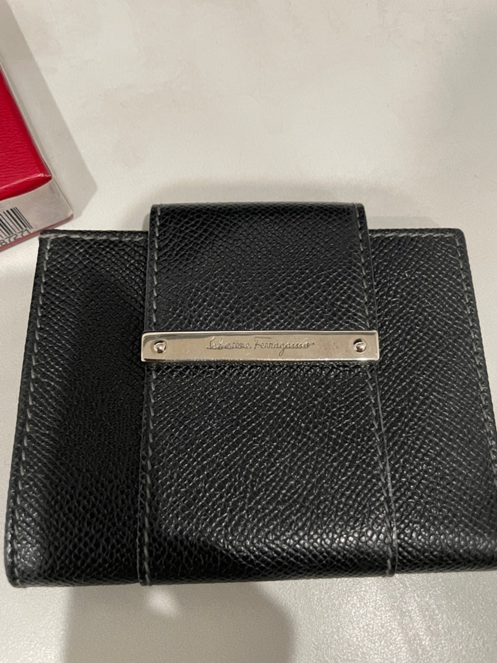 Salvatore Ferragamo Black Leather Bifold Wallet - Picture 2 of 10